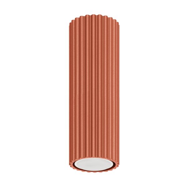 Plafonnier Aluminium Ocre Rouge GU10 1 Karbon 20