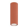 Plafonnier Aluminium Ocre Rouge GU10 1 Karbon 20