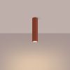 Plafonnier Aluminium Ocre Rouge GU10 1 Karbon 30