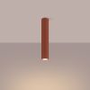 Plafonnier Aluminium Ocre Rouge GU10 1 Karbon 40
