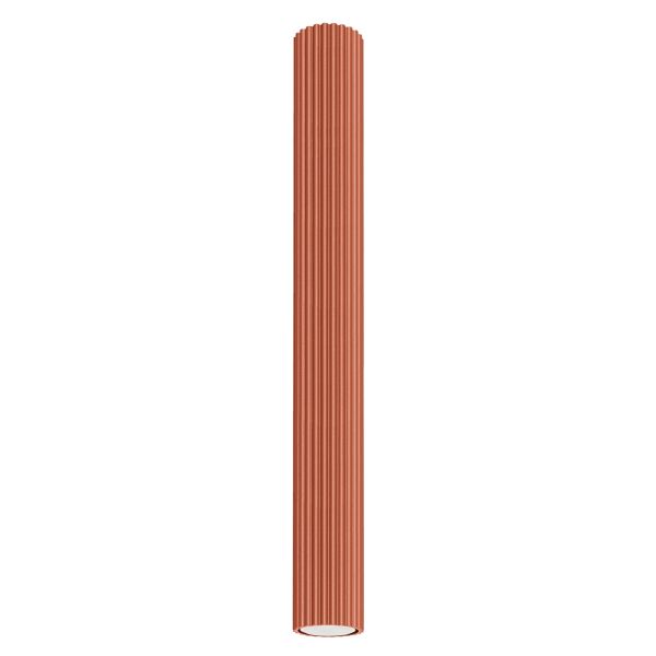 Plafonnier Aluminium Ocre Rouge GU10 1 Karbon 60