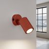Applique Aluminium Ocre Rouge GU10 1 Karbon Switch