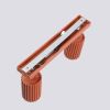 Plafonnier Aluminium Ocre Rouge GU10 2 Karbon