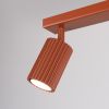 Plafonnier Aluminium Ocre Rouge GU10 2 Karbon
