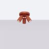 Plafonnier Aluminium Ocre Rouge GU10 3 Karbon