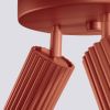 Plafonnier Aluminium Ocre Rouge GU10 3 Karbon