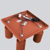 Plafonnier Aluminium Ocre Rouge GU10 4 Karbon