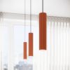 Plafonnier Aluminium Ocre Rouge GU10 4 Karbon Line