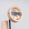 Applique Acier Noir/Bois Naturel E27 1 Timbo