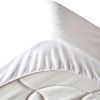 Protège matelas 180x200 cm Polyester Matelasse – Respirant Blanc