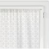 Lot de 2 voilages 60x120 cm Coton Blanc
