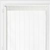 Lot de 2 voilages 60x120 cm Polyester Blanc