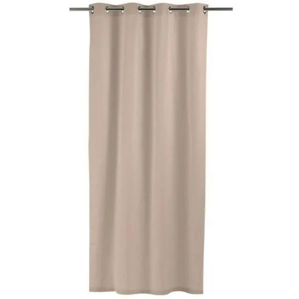 Rideau occultant 140x260 cm Polyester Beige