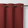 Rideau occultant 140x260 cm Polyester Rouge
