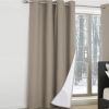 Rideau doublure thermique 135x260 cm Polyester Lin