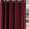 Rideau doublure thermique 135x260 cm Polyester Rouge