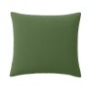 Taie d'oreiller 65x65 cm Gaze de Coton Lavé Vert Cèdre