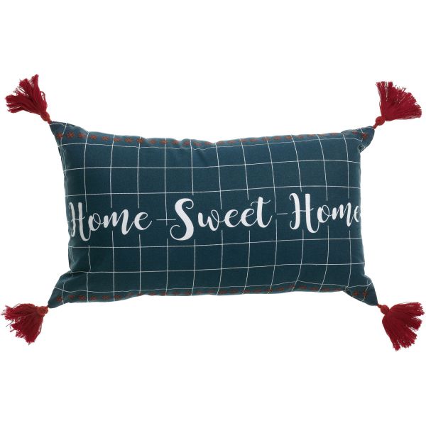 Coussin déco 40x40 cm Coton Sweet Home
