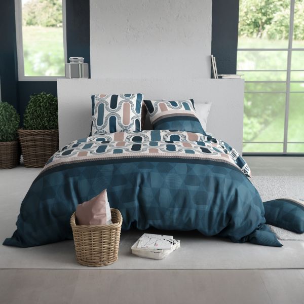 Parure de lit 200x200 cm Coton 57 fils Mistri