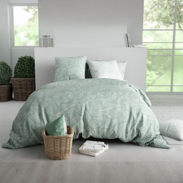 Parure de lit 220x240 cm Coton 57 fils Adely