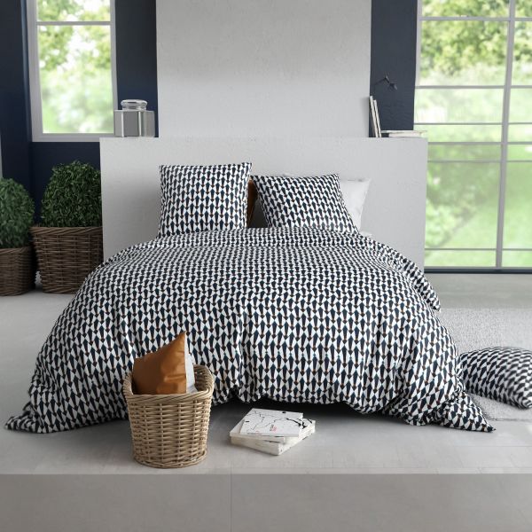 Parure de lit 220x240 cm Coton 57 fils Geo