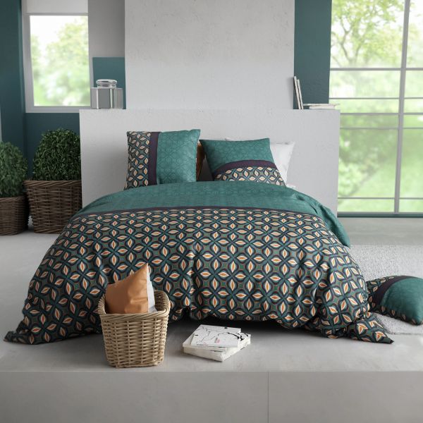 Parure de lit 220x240 cm Coton 57 fils Victory