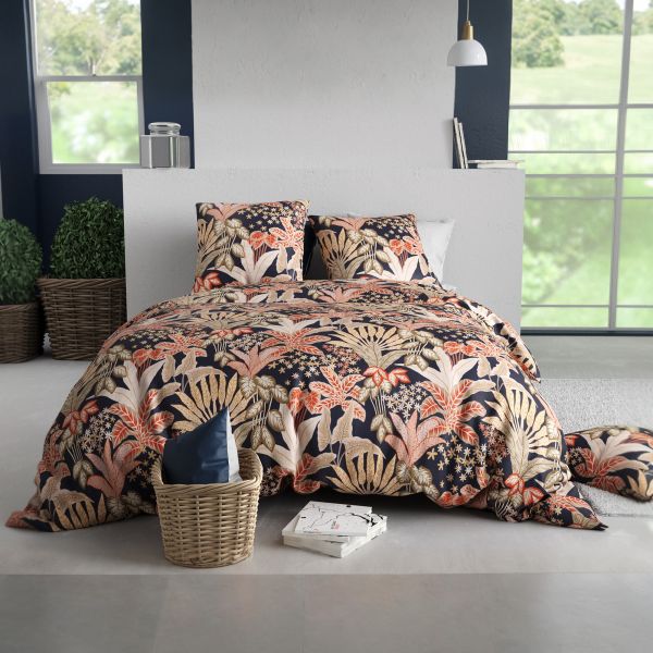 Parure de lit 220x240 cm Coton 57 fils Louisiane