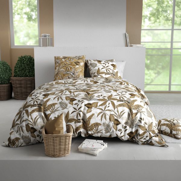 Parure de lit 220x240 cm Coton 57 fils Kahoni