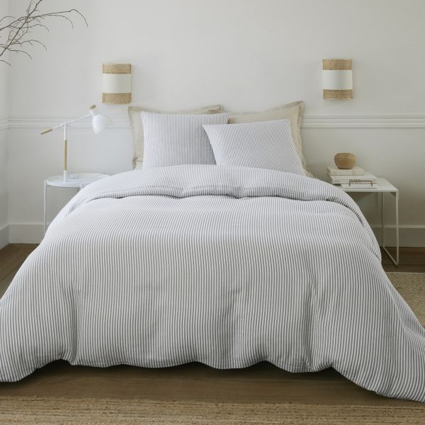 Parure de lit 220x240 cm Gaze de Coton Laya