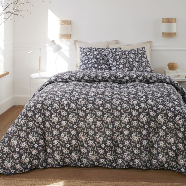 Parure de lit 240x260 cm Gaze de Coton Sakuria