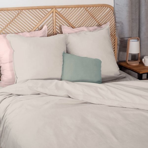 Parure de lit 240x260 cm Lin Métis Dune