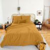 Parure de lit 240x260 cm Gaze de Coton Miel