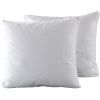 Lot 2 Protèges oreiller 65x65 cm Coton Bouclette éponge – Imperméable Blanc