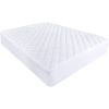 Protège matelas 160x200 cm Polyester Matelasse – Imperméable – Respirant Blanc