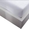 Protège matelas 140x190 cm Coton Bouclette éponge – Imperméable Blanc