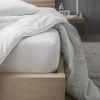 Protège matelas 160x200 cm Coton Bouclette éponge – Imperméable Blanc