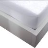 Protège matelas 180x200 cm Coton Bouclette éponge – Imperméable Blanc