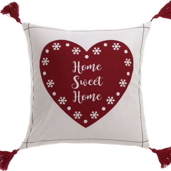 Coussin déco 30x50 cm Coton Sweet Home