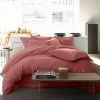 Housse de couette 220x240 cm Percale de Coton Lavé Vieux Rose