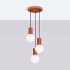 Suspension Aluminium Ocre Rouge G9 3 Halo