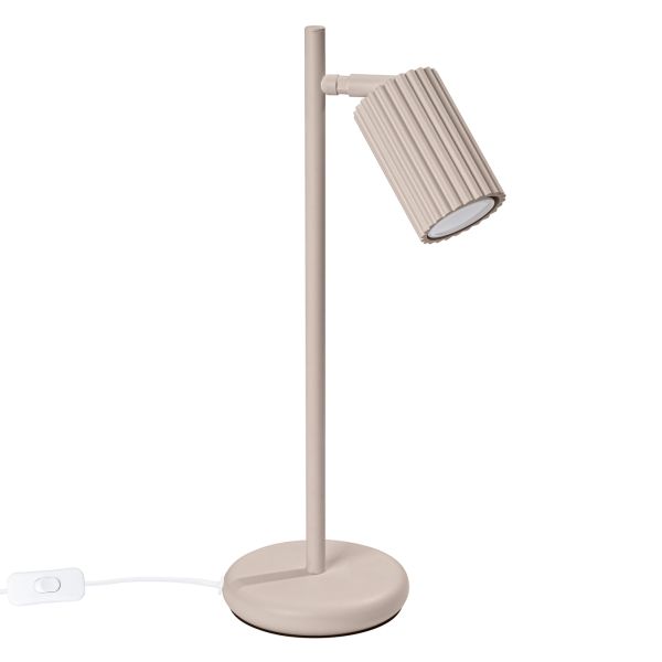 Lampe à poser Aluminium Taupe GU10 1 Karbon