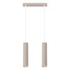 Suspension Aluminium Taupe GU10 2 Karbon