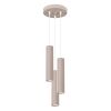 Suspension Aluminium Taupe GU10 3 Karbon