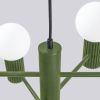 Lustre Aluminium Vert Olive G9 6 Halo