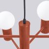 Lustre Aluminium Ocre Rouge G9 6 Halo