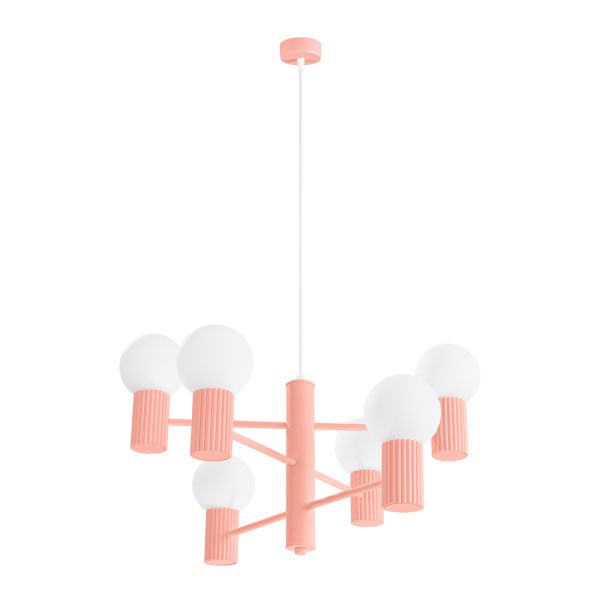 Lustre Aluminium Pêche G9 6 Halo